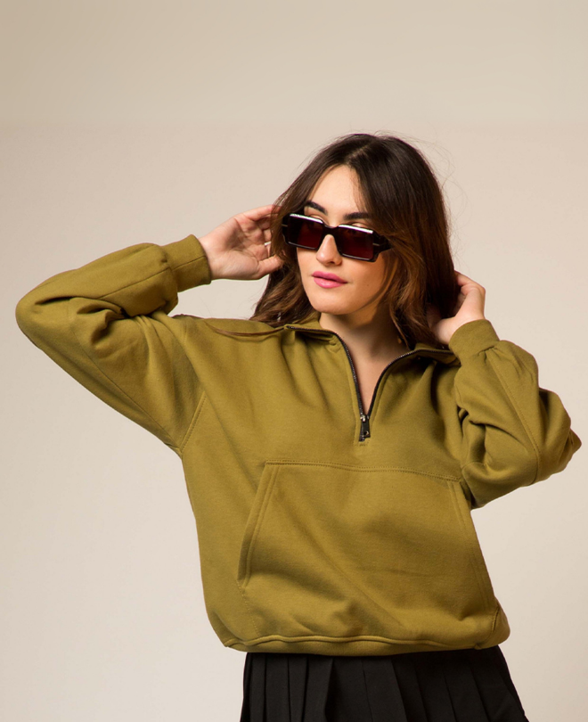Ad. Mall - Adora - Sweat a Col Zippe