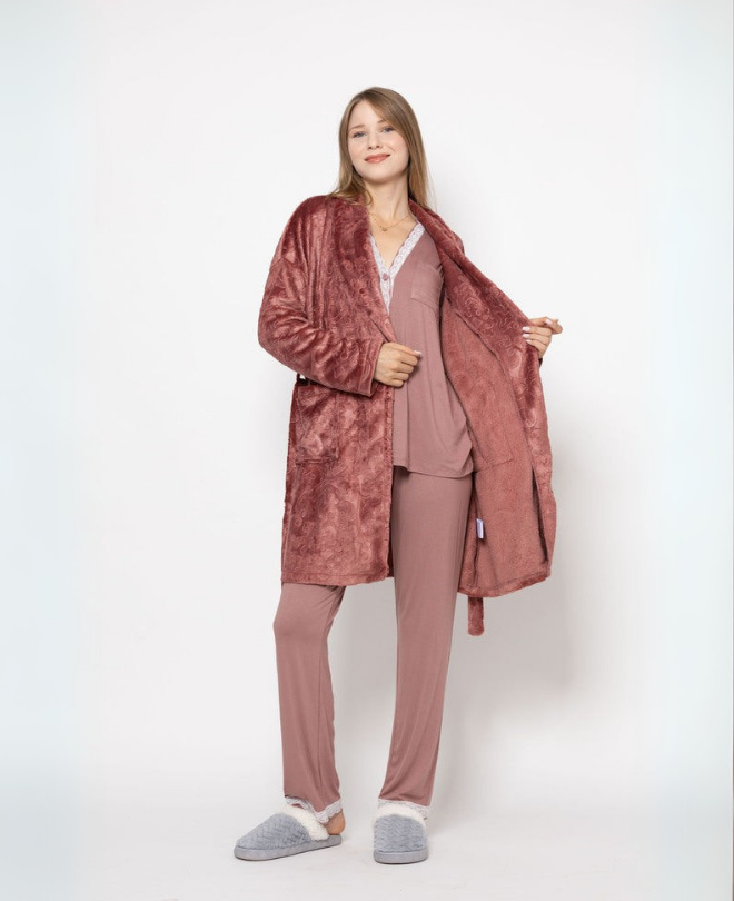 Peignoir Ultra-Doux en Polaire