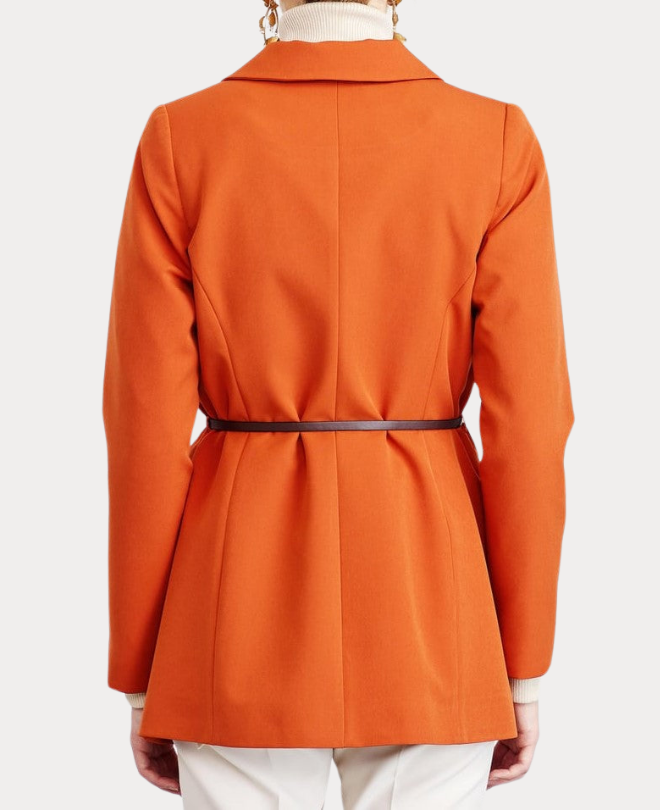 Veste Boutonnée avec Ceinture