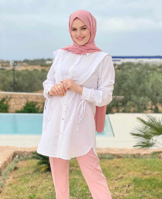 Pantalon en Tricotine