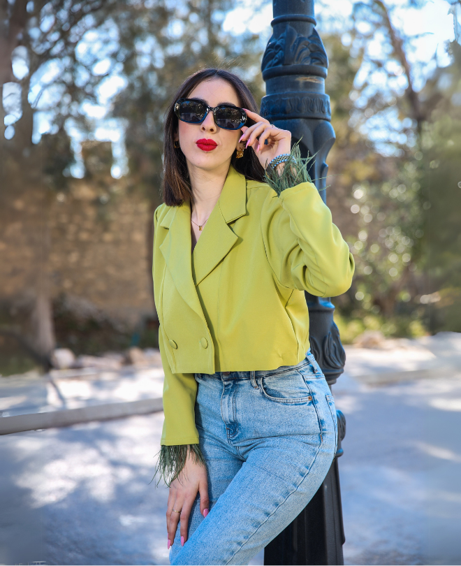 Ad. Mall - Loulaa Design - Plumes Blazer
