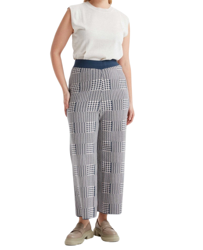 Pantalon en Laine Carreau