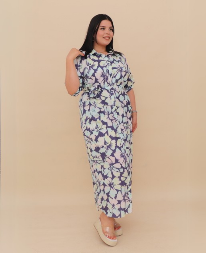 Ad. Mall - Mrabet - Robe Chemise Fleurie