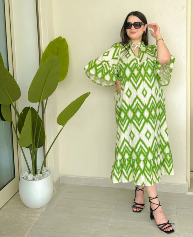 Ad. Mall - Mrabet - Robe en 100% Lin