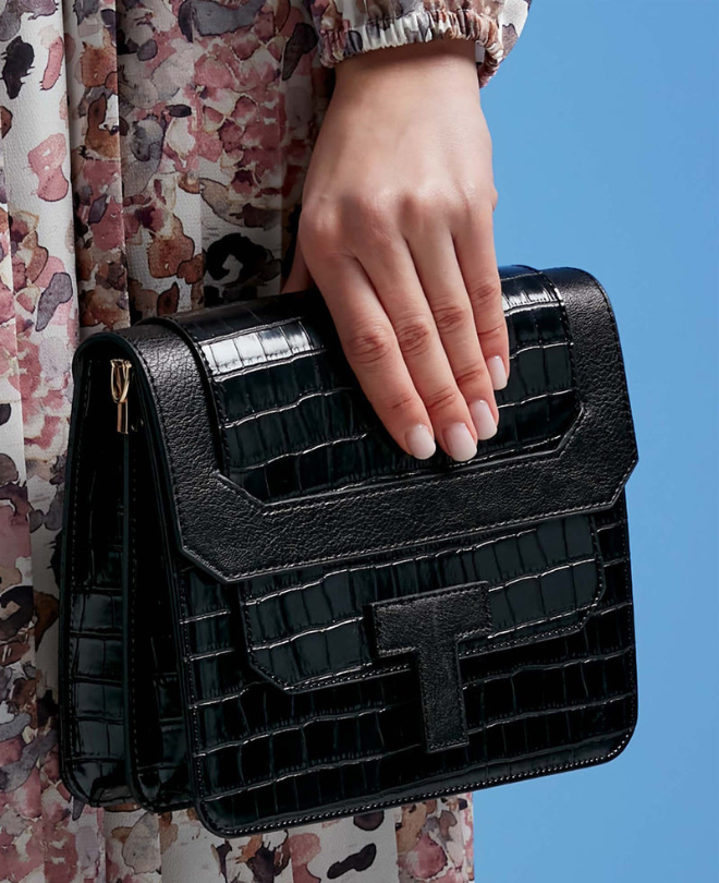 Sac à Main Croco avec Bandoulière